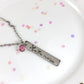 UNICORN VERTICAL BAR NECKLACE