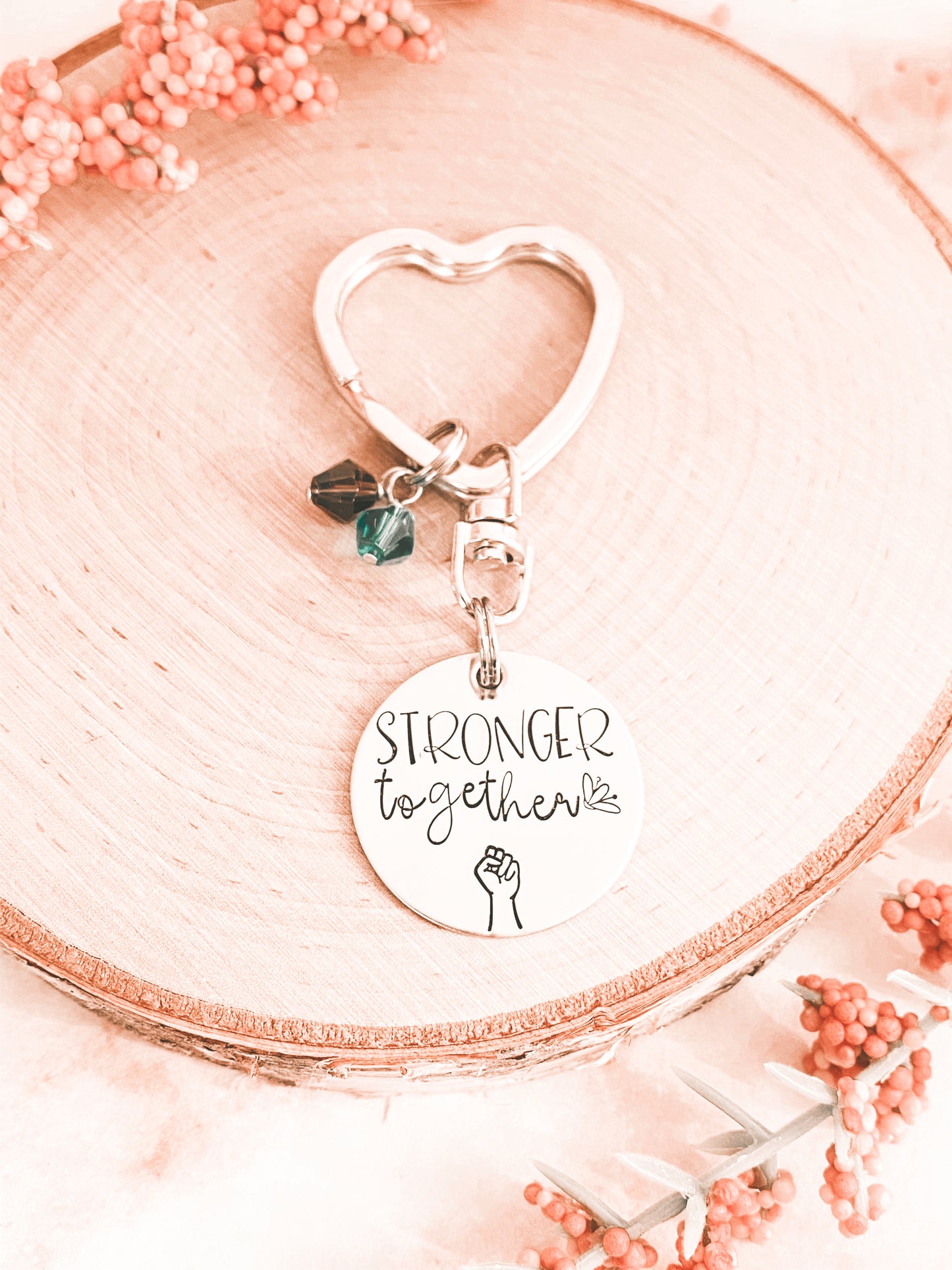 STRONGER TOGETHER KEYCHAIN