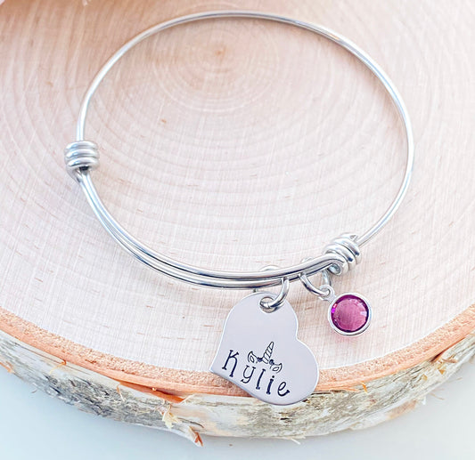 UNICORN LOVE BANGLE BRACELET