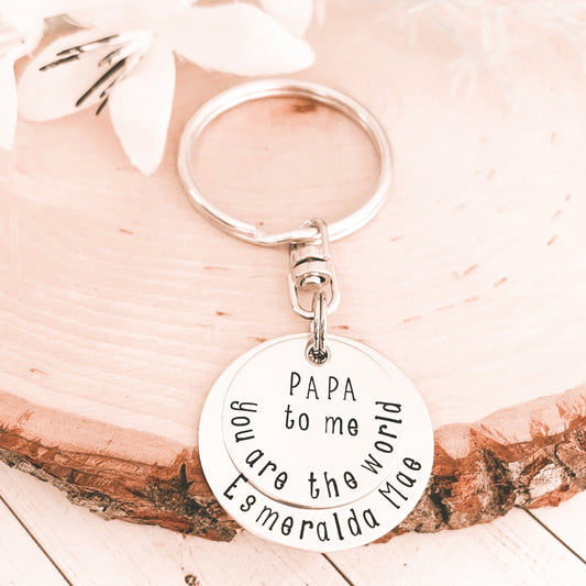 DISK STACKABLE KEYCHAIN